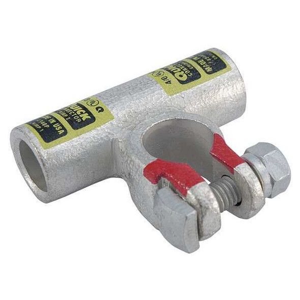 Fusion Battery Terminal Flag,4/0 ga.,Yllw,Pos 4340P