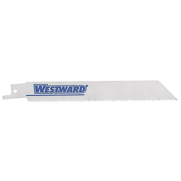 Westward 9 in x 18 TPI, Metal Cutting Reciprocating Saw Blade, 5 PK 24A577
