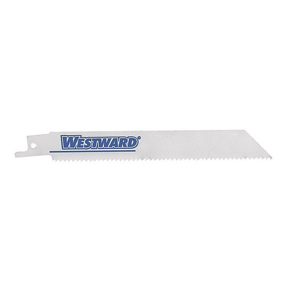 Westward 9 in x 18 TPI, Metal Cutting Reciprocating Saw Blade, 5 PK 24A577