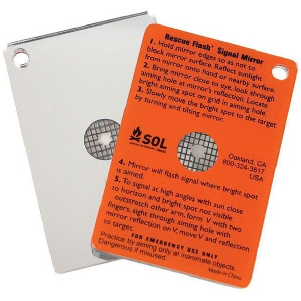 Adventure Medical Rescue Flash Mirror, Packaged, Kit, Plastic Case 0140-1004