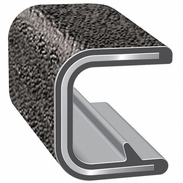 Trim-Lok Edge Trim,Alum Clip,0.23 In W,250 Ft 150B2X1/16-250