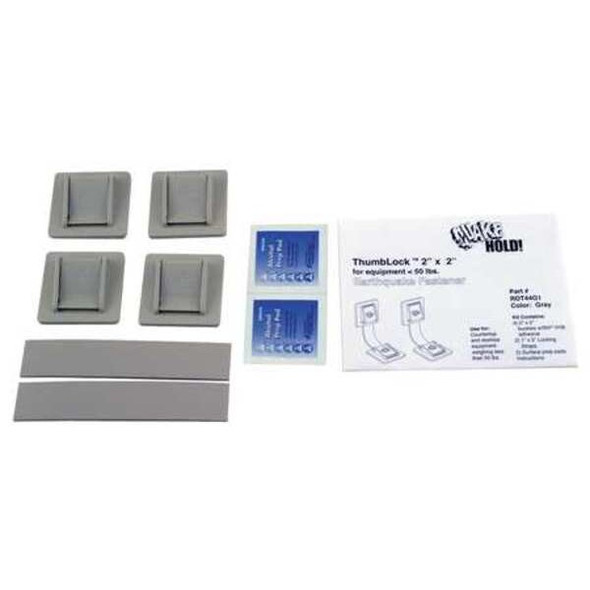 Quakehold! Equipment Fastener,50 Lbs,Gray RD.T4.4G.1