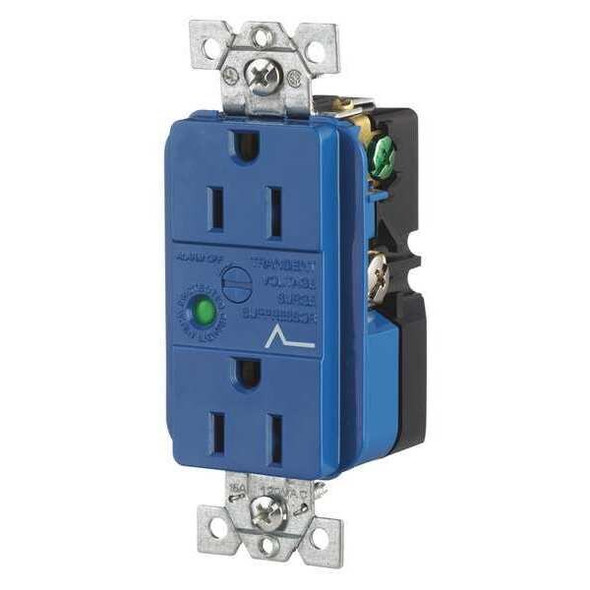 Bryant Receptacle,15A,Nylon,2 Poles,125VAC SP52A