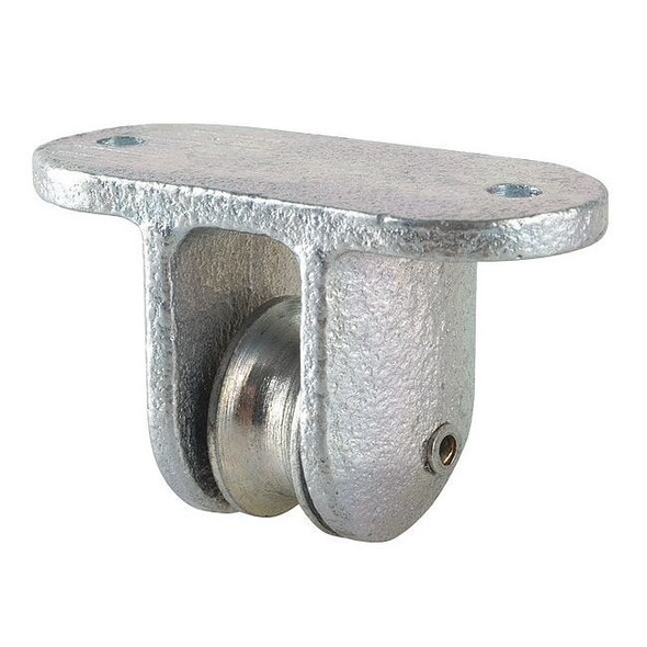 Tiller Rope Guide, Fibrous Rope, Not Rated Max Load, Electro-Galvanized
