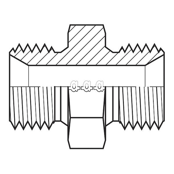 Adaptall Hose Adapter,1/2",BSPP,3/8",BSPP 9000-0806