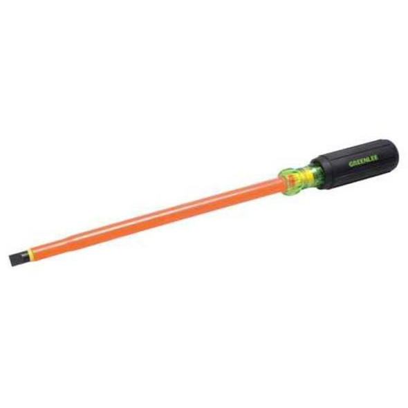 Greenlee Insulated Slotted Screwdriver 3/8 in Round 0153-17-INS