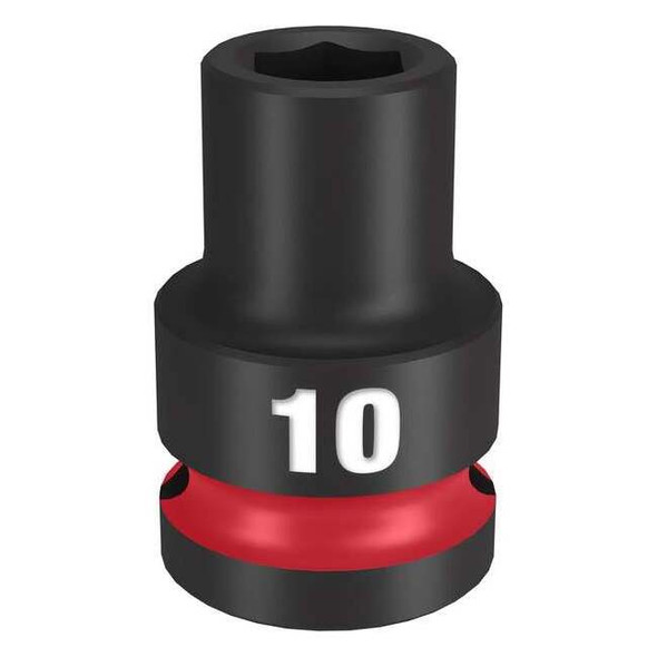 10mm SHOCKWAVE Impact Duty 1/2 in. Drive Standard 6 Point Impact Socket