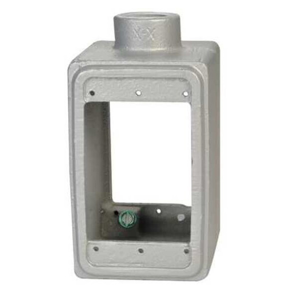 Appleton Electric Weatherproof Box,1/2in Hub,18cu.in FS-1D-50