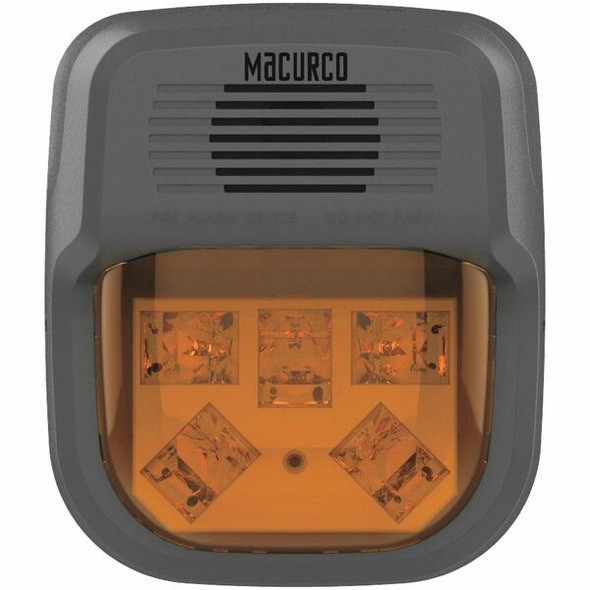 Macurco Horn Strobe Alarm,4-3/4" L,2" W,LED HS-A Macurco Horn Strobe Alarm,4-3/4" L,2" W,LED HS-A