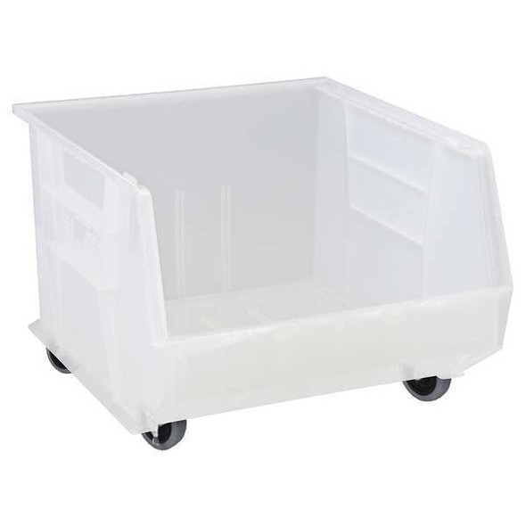 Quantum Storage Systems HangandStackBin,18inL,16.5inW,Plastic QUS275MOBCL*