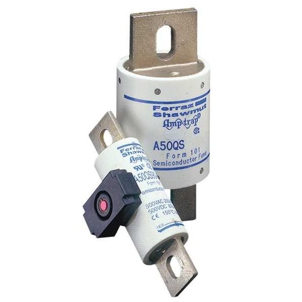 Mersen Semiconductor Fuse, 600A, Fast-Acting, 500V AC, Bolt-On A50QS600-4