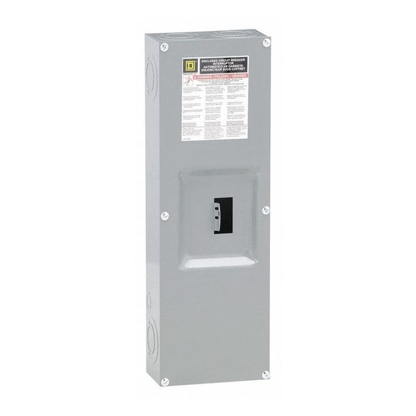 Square D Circuit Breaker Enclosure, Q22, 2 Spaces, 200A, 240V Q22200NS