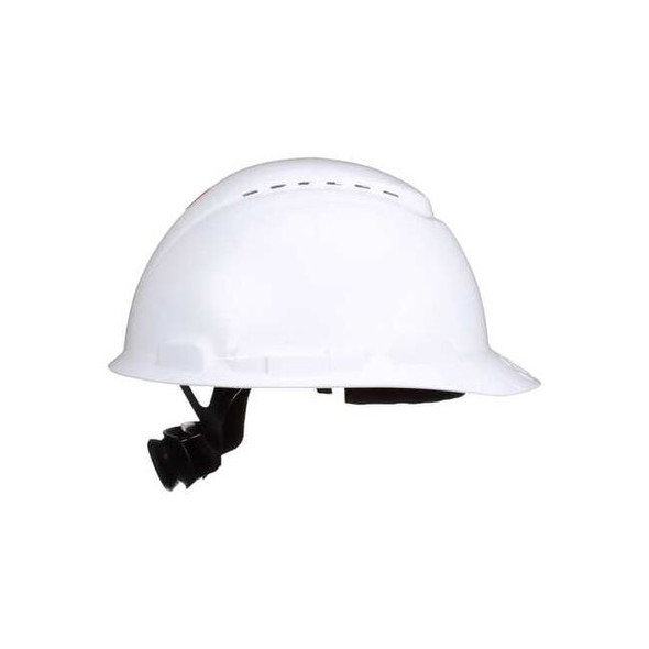 SecureFit(TM) Hard Hat, HDPE, 4 Point Ratchet, Type 1, Class C, White