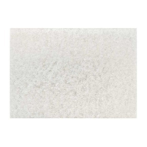 3m Polishing Pad,20 In x 14 In,White,PK10 4100-20x14