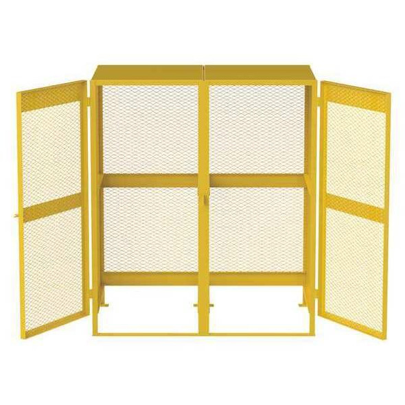 Jamco Gas Cylinder Cabinet,64x40,Steel CV102YP