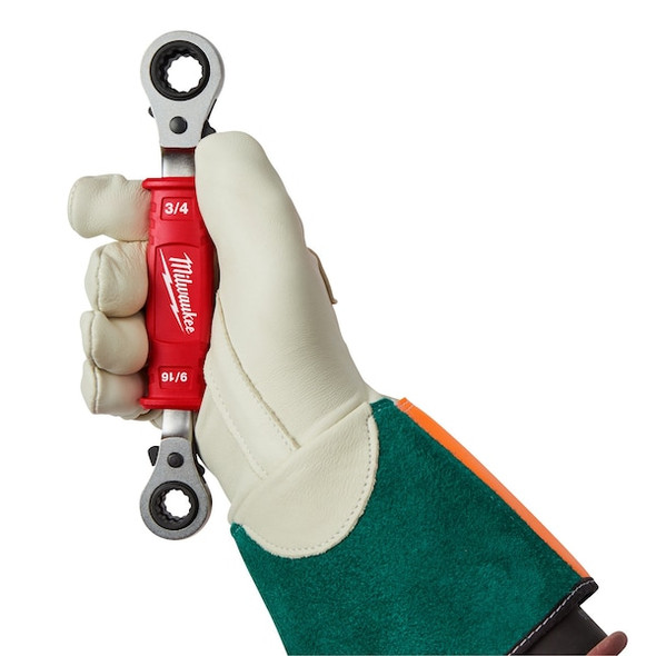 Milwaukee Tool Linemans 4in1 Insulated Ratcheting Box Wrench 48-22-9212