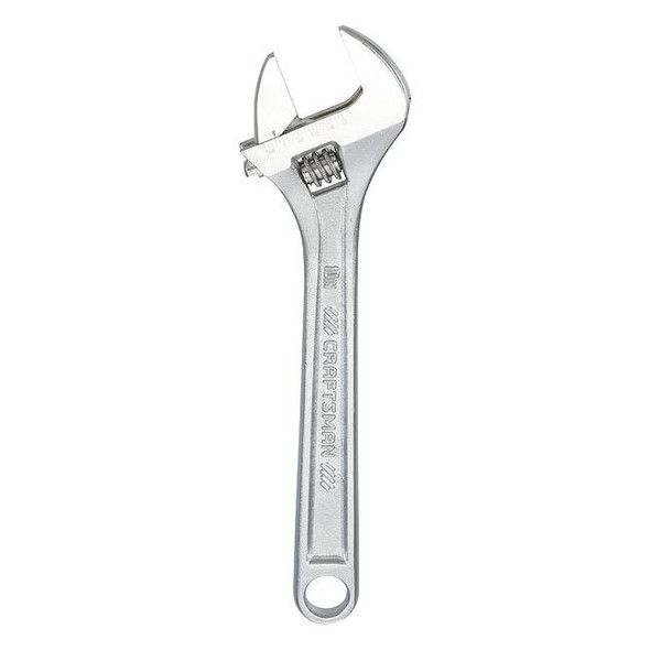 Craftsman Adj. Wrench,1 3/8" Jaw Capacity,10" L CMMT81623