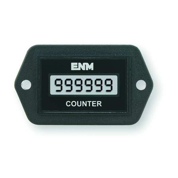 Enm Electronic Counter,6 Digits,LCD C1121BB