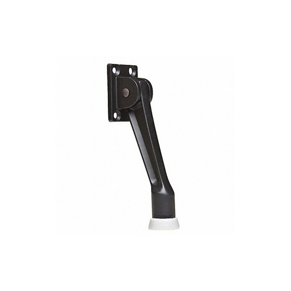 Kaba Ilco Lever Door Holder, Cast Zinc, Black, 5"H x 1-27/64"W IL-KDDH-5-BLK