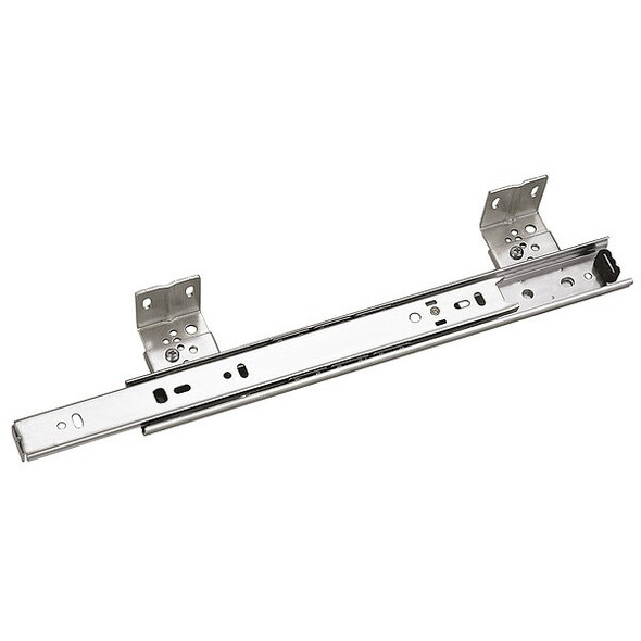 Accuride Drawer Slide, Side Mount, 3/4 Ext., Soft Close, PK2, 1/2"W C 2109-12D