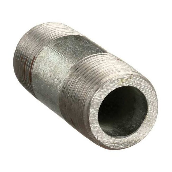 1-1/4" MNPT x 4" TBE Galvanized Steel Pipe Nipple Sch 160