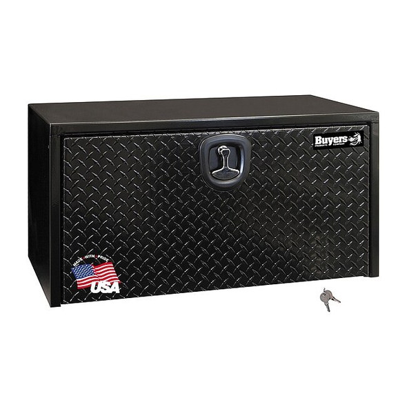 Buyers Products Truck Box, Underbody, Steel, 36"W, Black, 6.7 cu. ft. 1702505