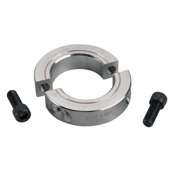 Ruland Shaft Collar, Clamp, 2Pc, 30mm, Alum MSP-30-A