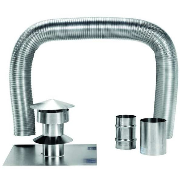 Westaflex Chimney Liner Kit,4" Dia.,25 ft. L 9504