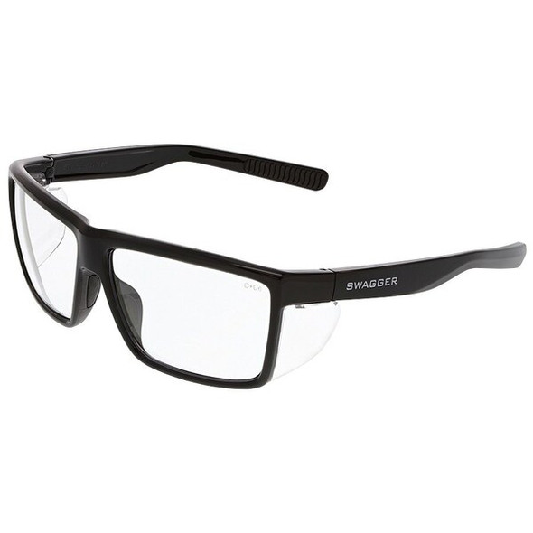 Mcr Safety SafetyGlasses,Gry,ScratchResistant,Blk SR212