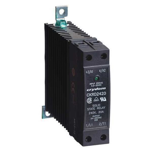 Crydom SolStateRelay,In4-32VDC,Out48-530VAC,SCR CKRD4820 Crydom SolStateRelay,In4-32VDC,Out48-530VAC,SCR CKRD4820