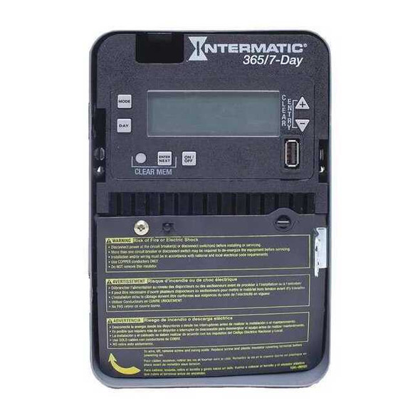 Intermatic Electronic Timer,7/365 Days,20A ET2715C