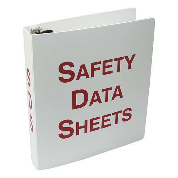 Accuform Binder, Safety Data Sheets, 12 in W, 11 5/8 in H ZRS640