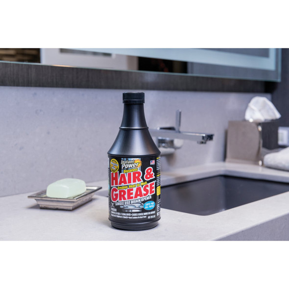 Instant Power Hair & Grease 20 Oz. Liquid Single Use Drain Opener