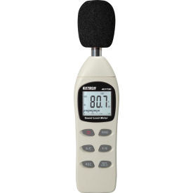 Extech 407730 Digital Sound Level Meter Plastic 4 AAA batteries