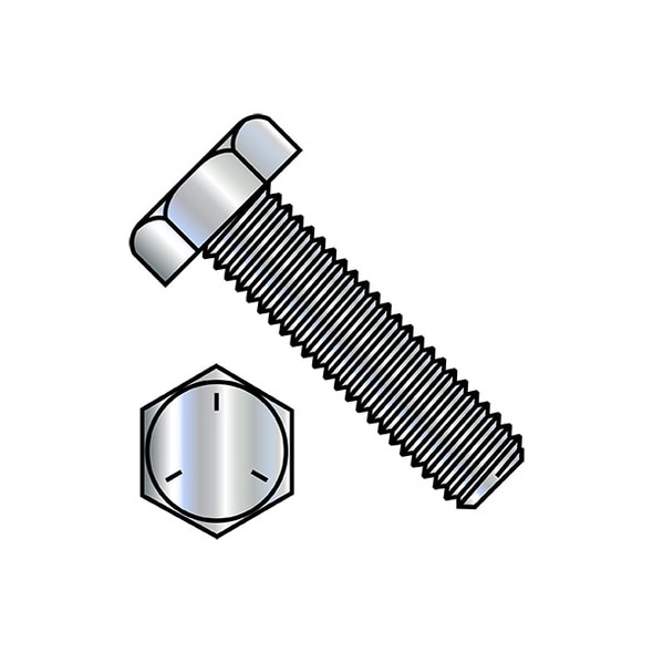 Grade 5, 3/4"-10 Hex Head Tap Bolt, Zinc Plated Steel, 2-3/4 in L, 85 PK