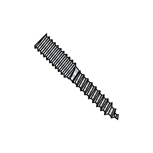 Hanger Bolt, 6-32in Thread to 5/8in Thread, Steel Zinc, 5000 PK