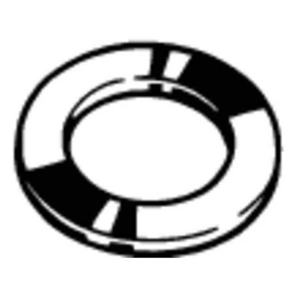 Sealing Washer, Fits Bolt Size M6 Copper, Plain Finish, 100 PK