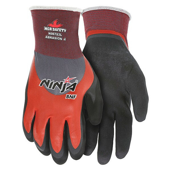 Mcr Safety Coated Gloves,Nylon,2XL,PR N96783XXL Mcr Safety Coated Gloves,Nylon,2XL,PR N96783XXL