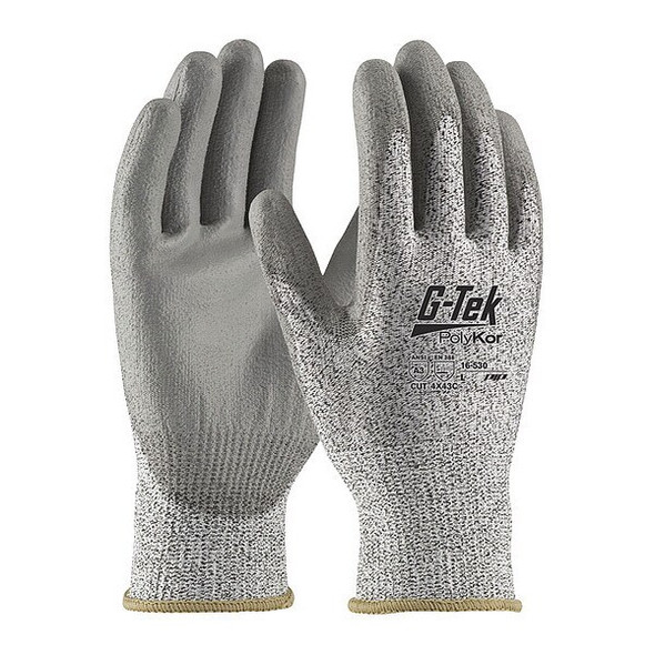 Pip Coated Gloves,PolyKor Fiber,M,PK12 16-530/M Pip Coated Gloves,PolyKor Fiber,M,PK12 16-530/M