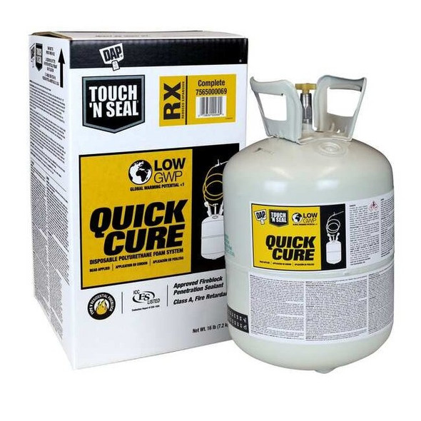 Touch 'N Seal Spray Foam Sealant, 16 lb, Cylinder, Cream, HY 7565000068