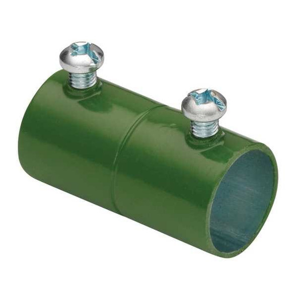 Bridgeport Fittings Set Screw Coupling,EMT,Steel,2" Trade 245-SG