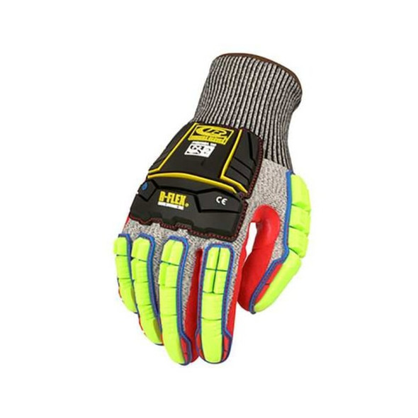 Cut Resistant Impact Glove, Cut Level A6 ,Nitrile ,Sandy ,3XL 1 PR  R080