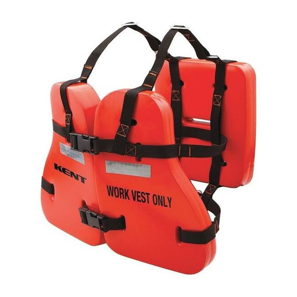Kent Safety Life Jacket,Adult,UNIV,17.5lb,Foam,OR 151200-200-004-13