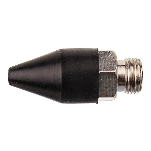 Guardair Air Gun Nozzle, 1/8 in, NPS, Rubber 74NRT