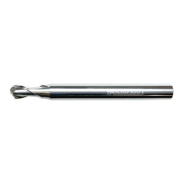 Micro 100 Carbide End Mill,0.5 mm,Cut 0.6 mm,2 FLT SFBM-005-1X