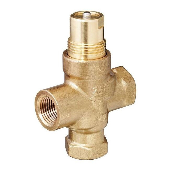 Siemens Hydronic Globe Valve,Three-Way,1/2 in 599-02069