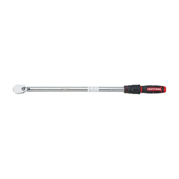 Craftsman Micrometer Torque Wrench,1/2" Drive CMMT99434