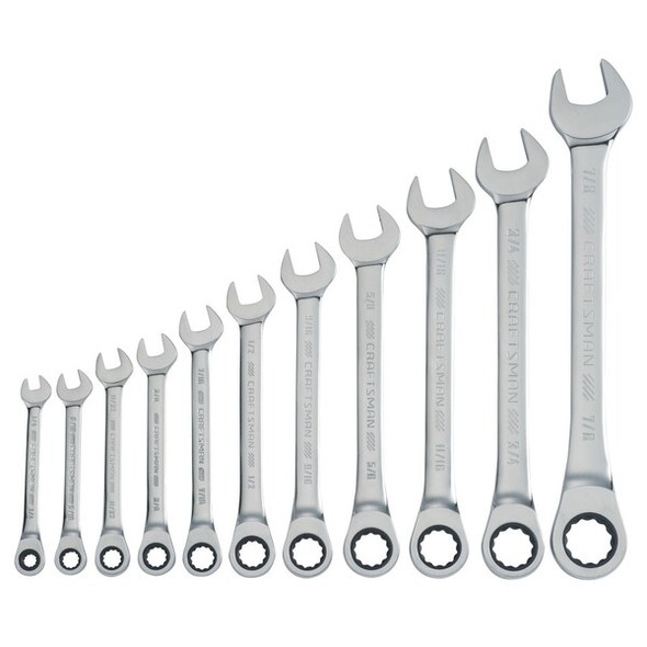 Craftsman Wrenches, 11-pc SAE Ratcheting Combinati CMMT87022