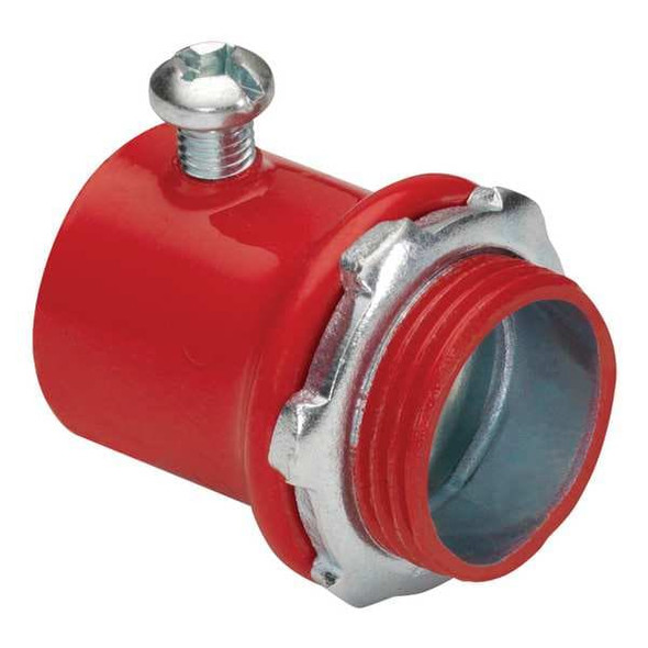Bridgeport Fittings Set Screw Connector,EMT,Steel,1 1/2" 234-SR Bridgeport Fittings Set Screw Connector,EMT,Steel,1 1/2" 234-SR