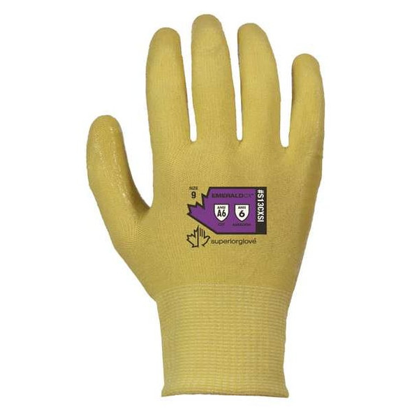 Superior Glove Work Gloves, Cut Level A6 ,Silicone ,Texture ,XS 1 PR S13CXSI-6